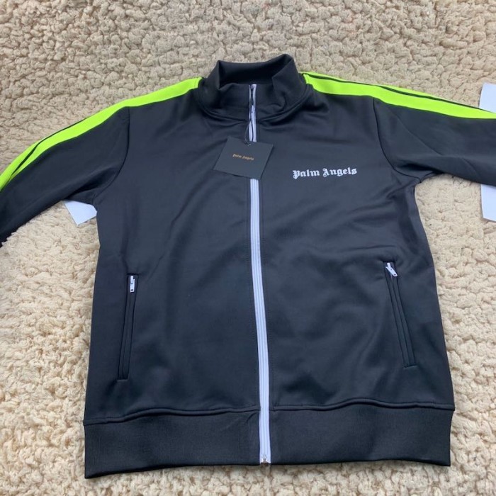 Palm Angels Classic Track Jacket & Pants Tracksuit Black/Green