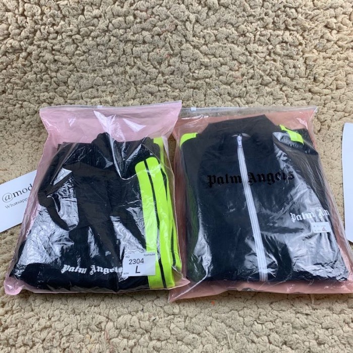 Palm Angels Classic Track Jacket & Pants Tracksuit Black/Green