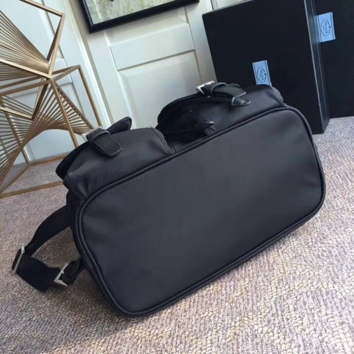 Pra*a classic nylon backpack black