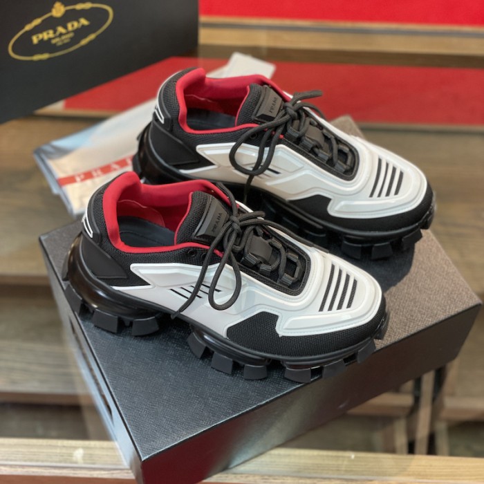 Pra*a cloudbust thunder sneakers white / red