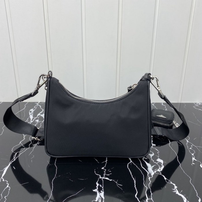Pra*a re-edition 2005 nylon shoulder bag black