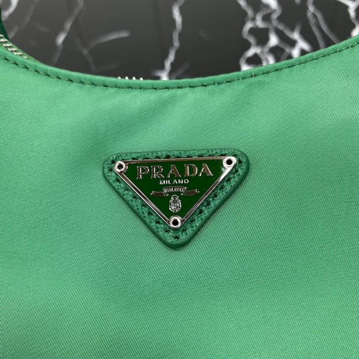 Pra*a re-edition 2005 nylon shoulder bag green