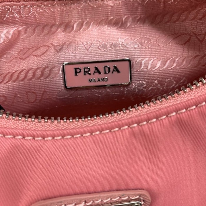 Pra*a re-edition 2005 nylon shoulder bag pink