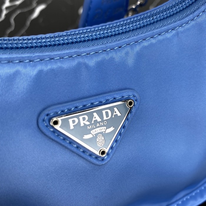 Pra*a re-edition 2005 nylon 3 in 1 shoulder bag blue