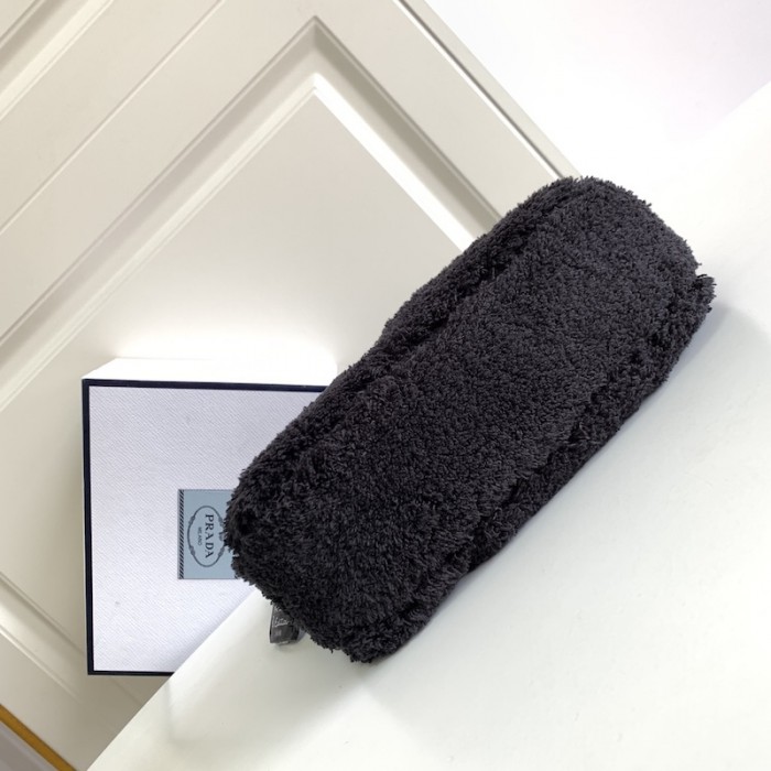 Pra*a re-edition 2000 terry mini bag black