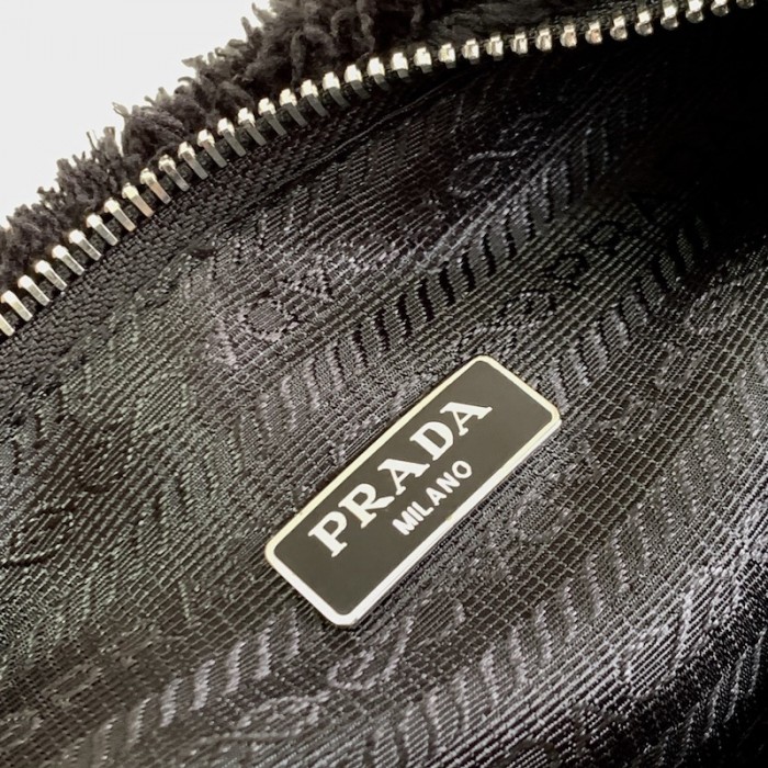 Pra*a re-edition 2000 terry mini bag black