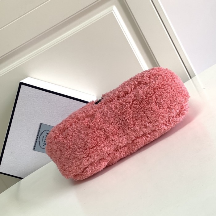 Pra*a re-edition 2000 terry mini bag pink