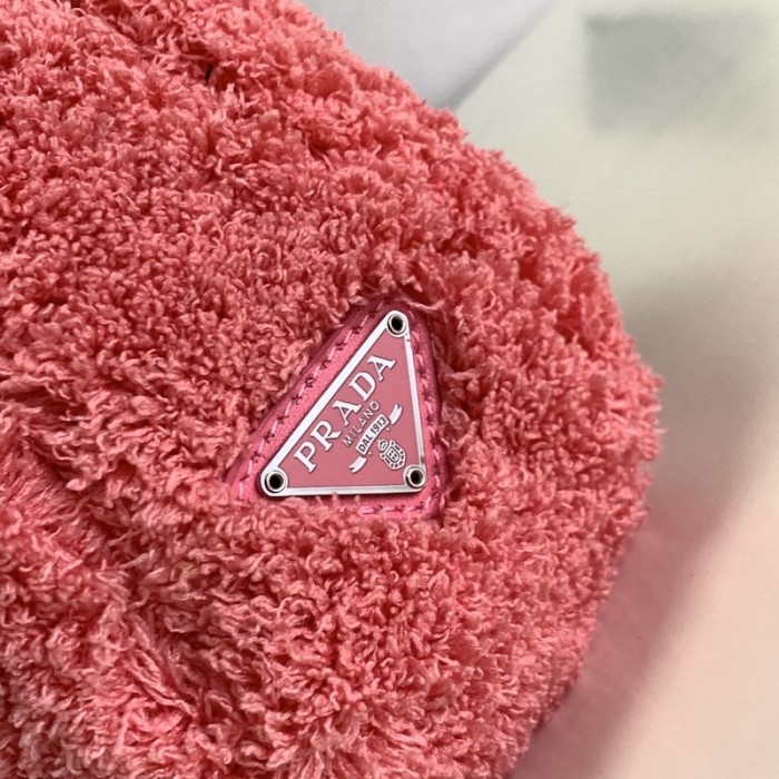 Pra*a re-edition 2000 terry mini bag pink