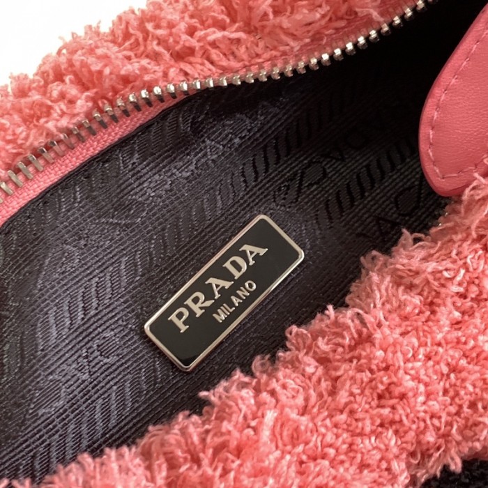 Pra*a re-edition 2000 terry mini bag pink