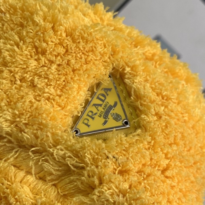 Pra*a re-edition 2000 terry mini bag yellow