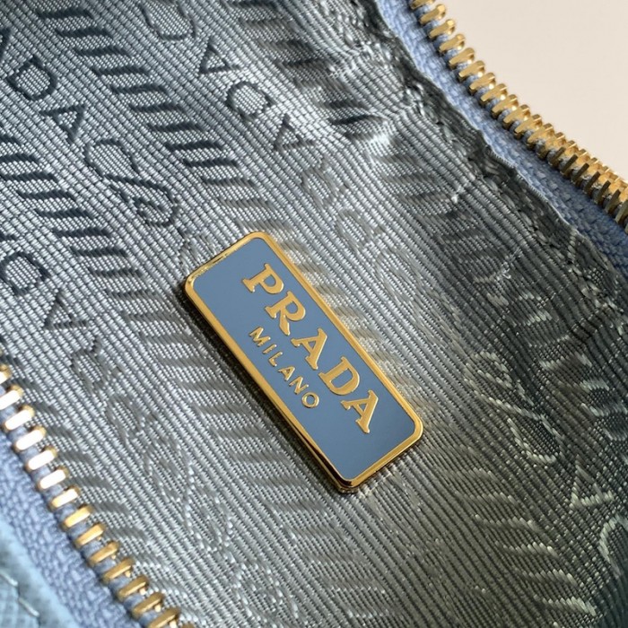 Pra*a re-edition 2005 saffiano leather bag blue