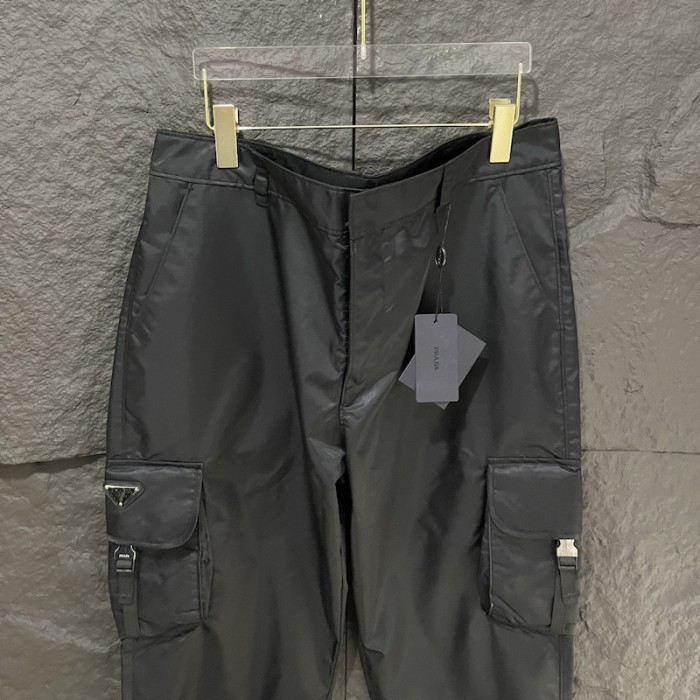 Pra*a re-nylon pants black