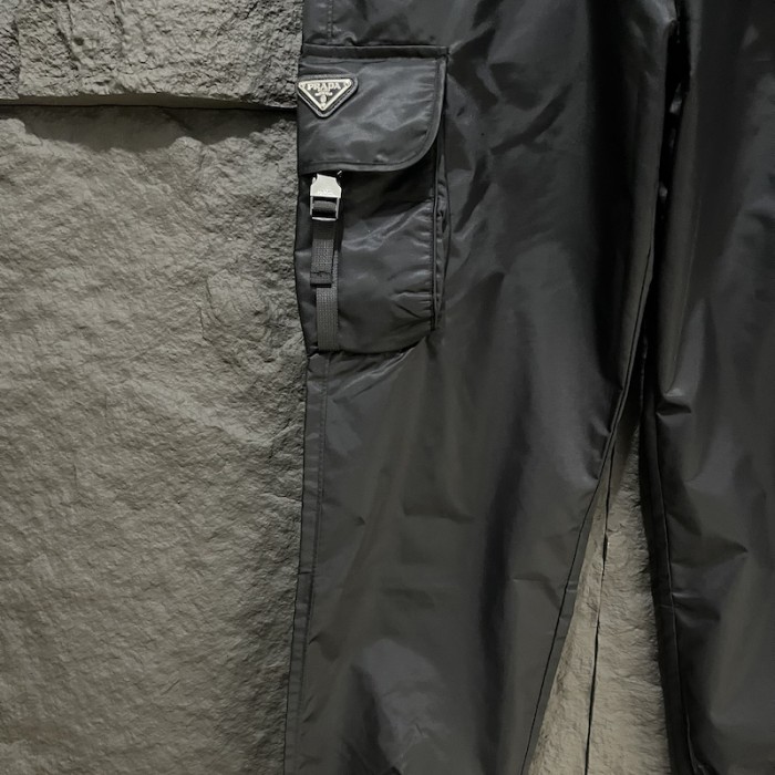 Pra*a re-nylon pants black