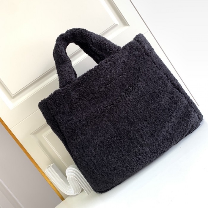 Pra*a terry tote bag black