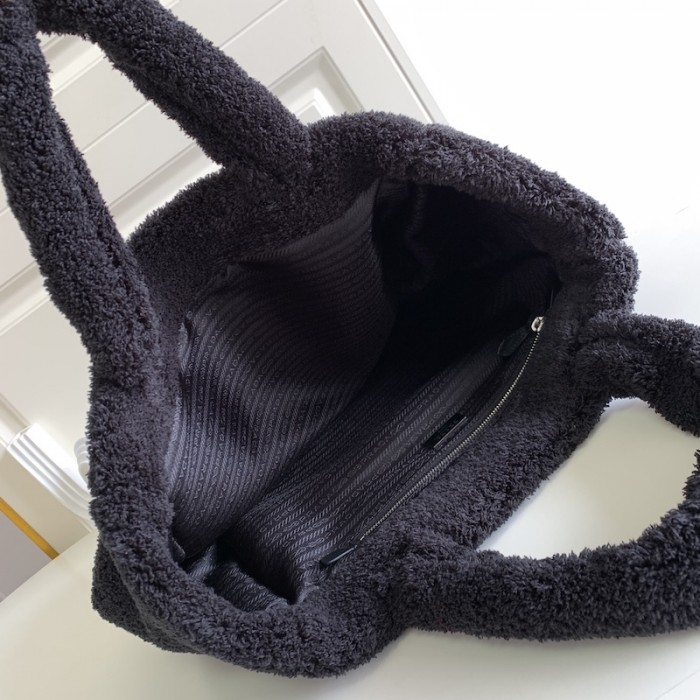 Pra*a terry tote bag black