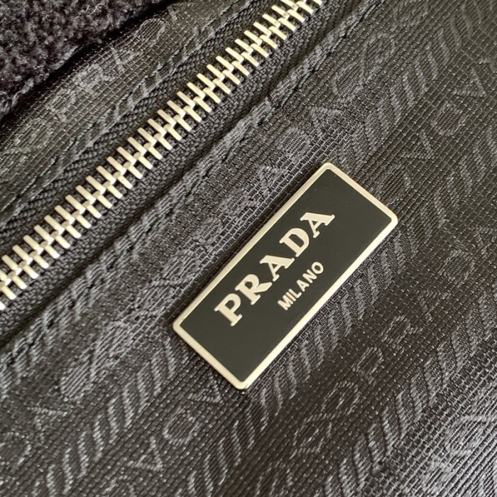 Pra*a terry tote bag black