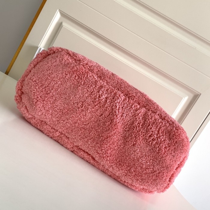 Pra*a terry tote bag pink