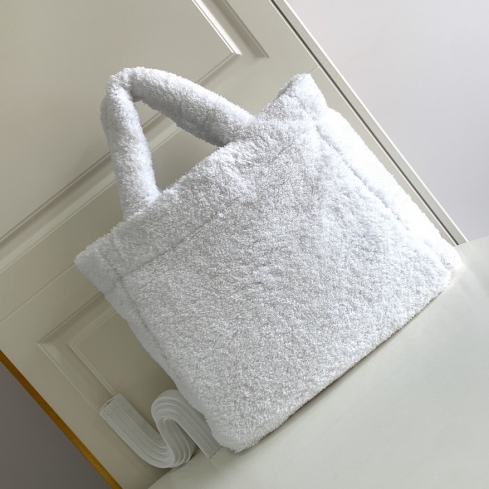 Pra*a terry tote bag white