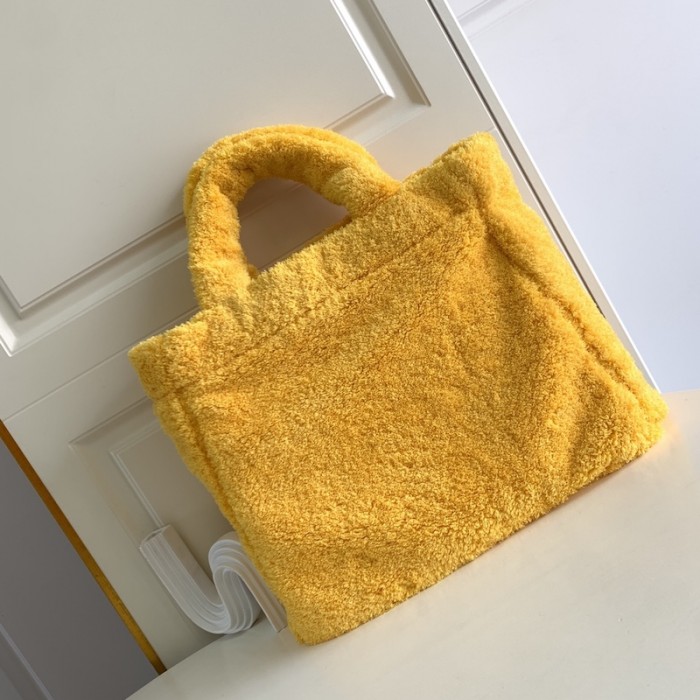 Pra*a terry tote bag yellow