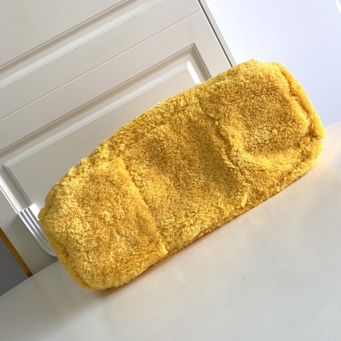 Pra*a terry tote bag yellow