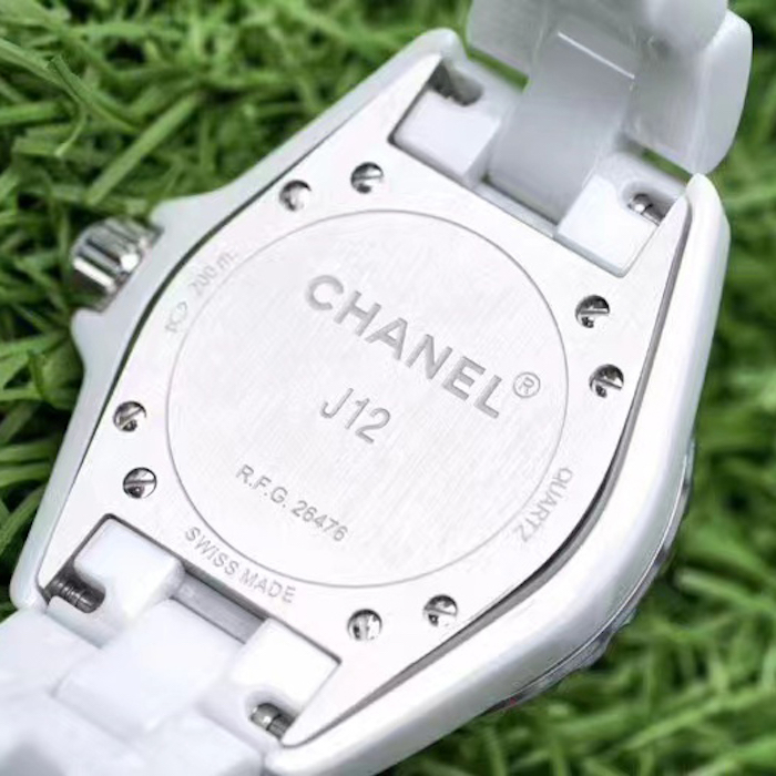 J 12 Watch 33 MM White highly resistant ceramic and steel