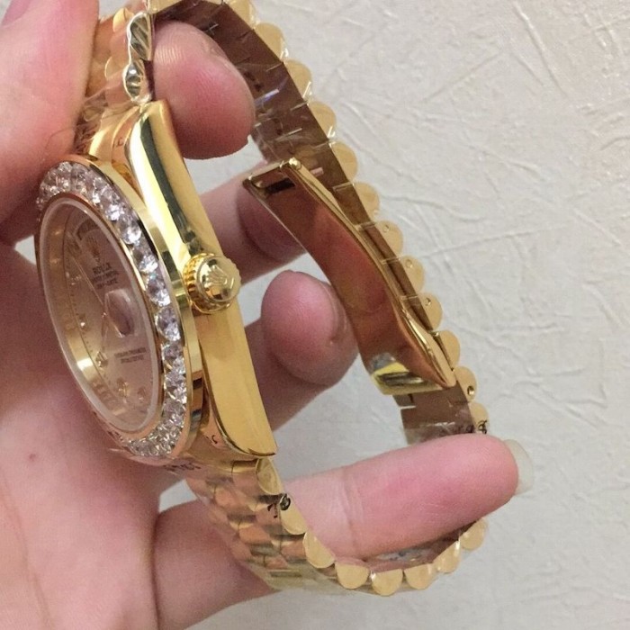Rolex 18K Yellow Gold Diamond 40 MM Watch
