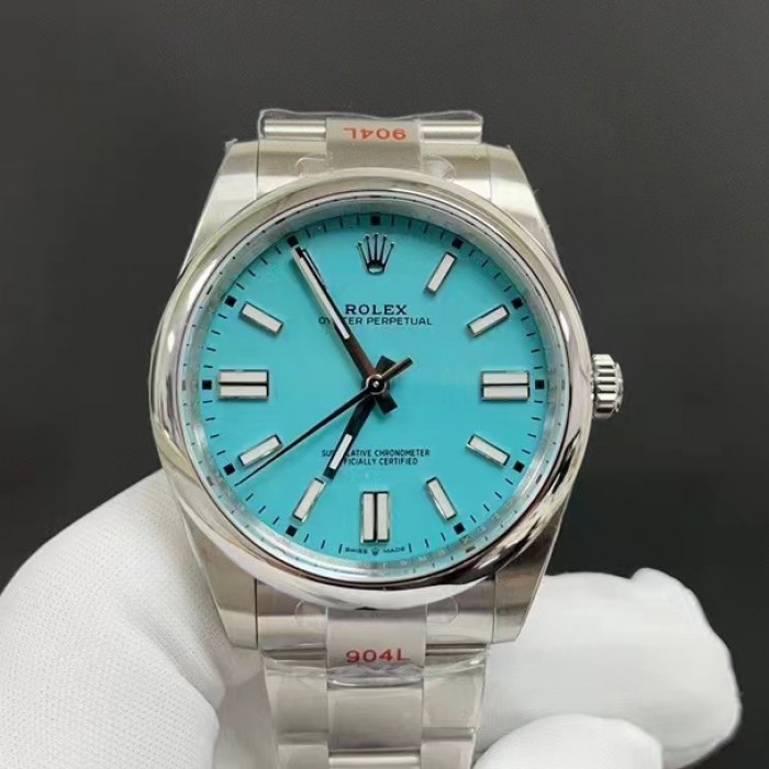 rolex oyster perpetual 36mm T*f*ny blue dial