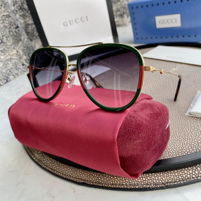 G*u*i aviator metal sunglasses
