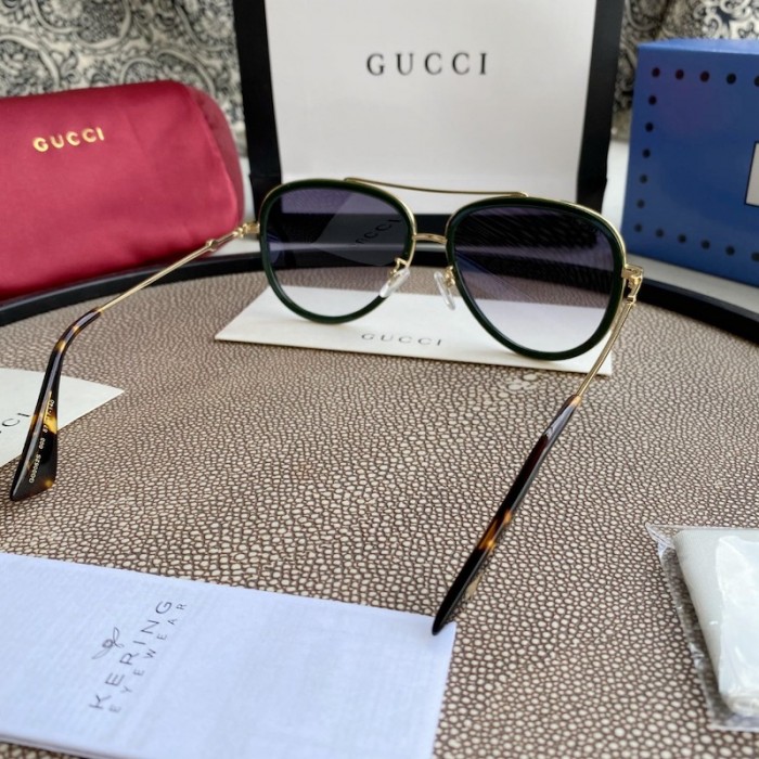 G*u*i aviator metal sunglasses