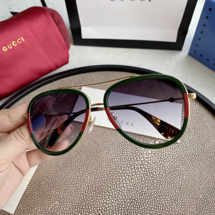 G*u*i aviator metal sunglasses