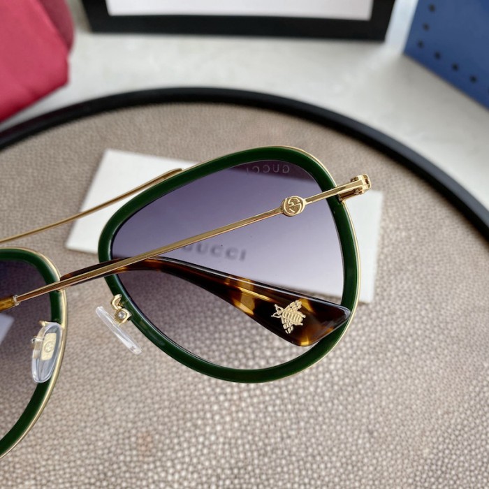 G*u*i aviator metal sunglasses