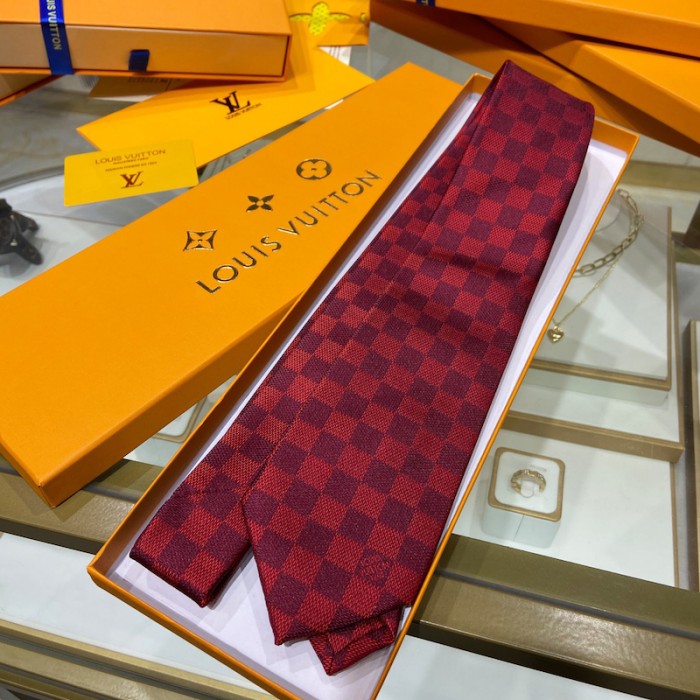 l**is V*t*n damier classique tie red