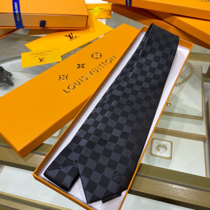 l**is V*t*n damier classique tie black m78752