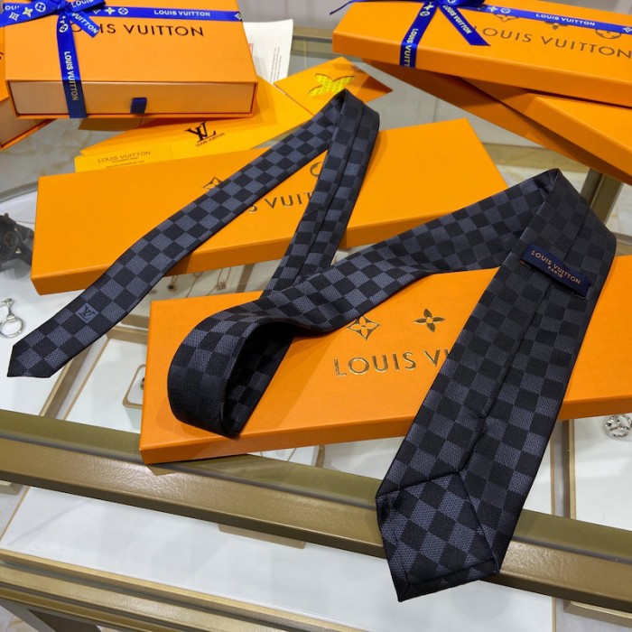 l**is V*t*n damier classique tie black m78752