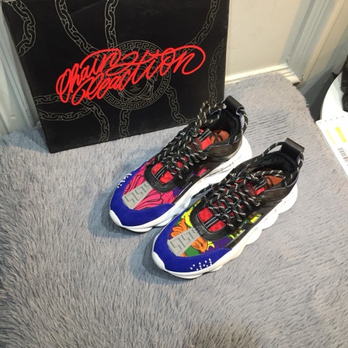 Versace Chain Reaction Sneakers Blue