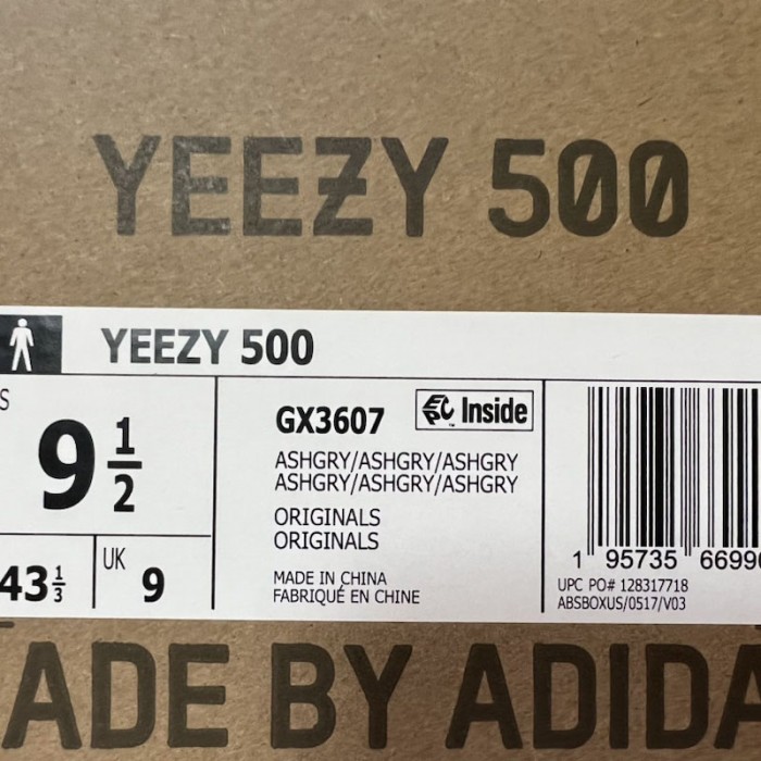 Ad*s yeezy boost 500 ash grey