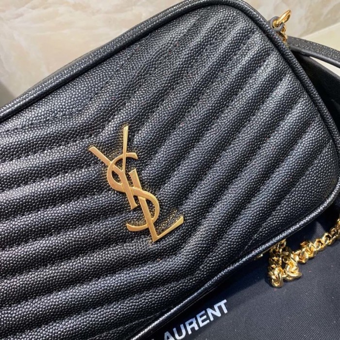 YSL Lou Camera Bag Black