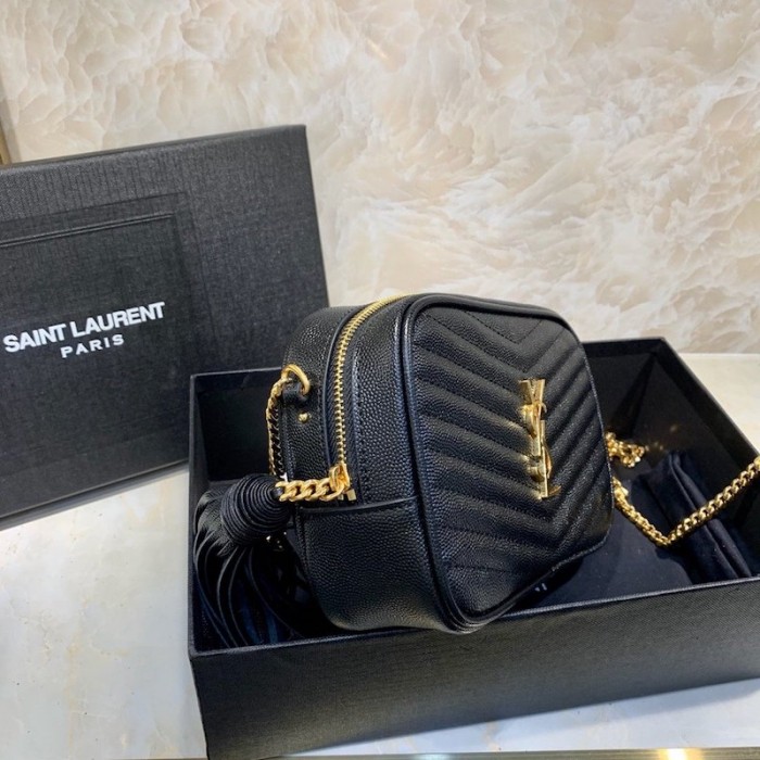 YSL Lou Camera Bag Black