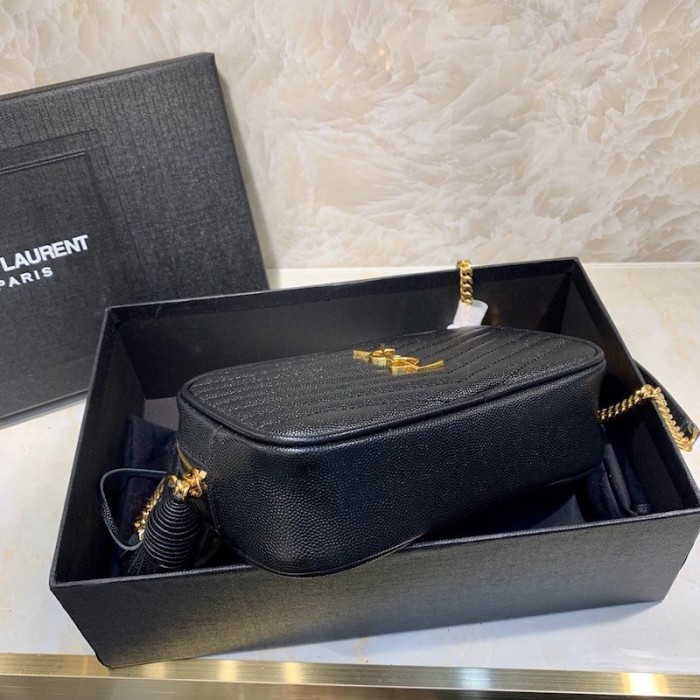 YSL Lou Camera Bag Black