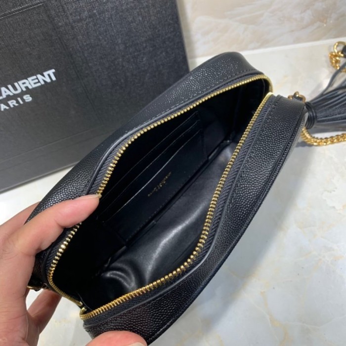 YSL Lou Camera Bag Black
