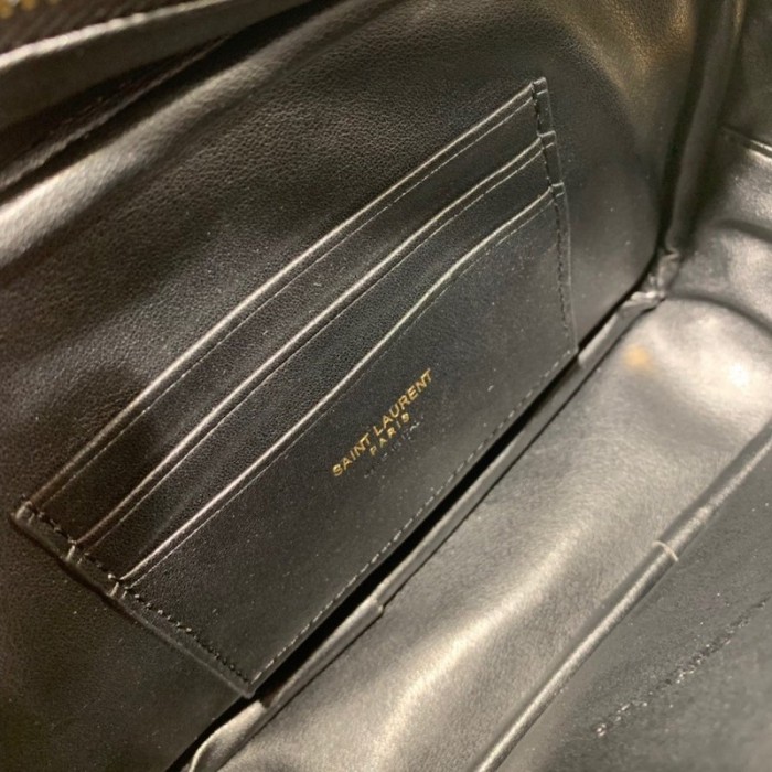 YSL Lou Camera Bag Black