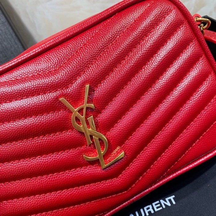 YSL Lou Camera Bag Red