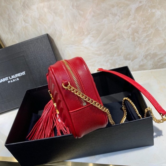 YSL Lou Camera Bag Red