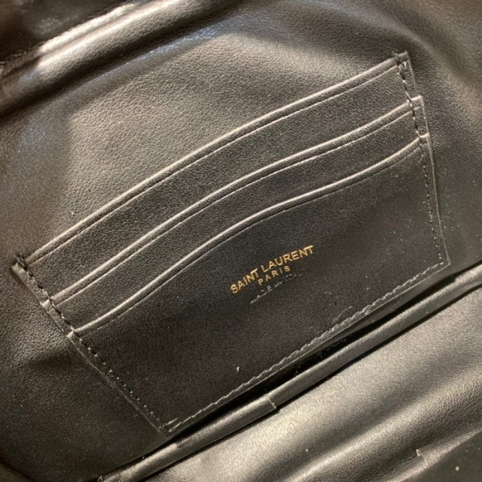 YSL Lou Camera Bag White