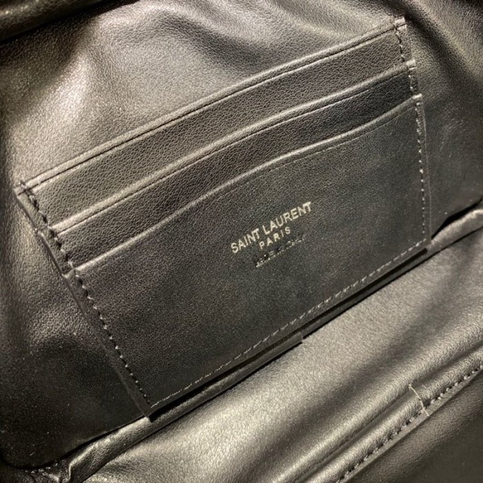 YSL Lou Camera Bag Black with Black
