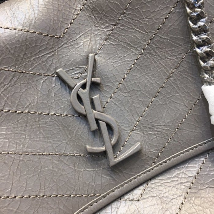 YSL Medium Niki Bag Grey