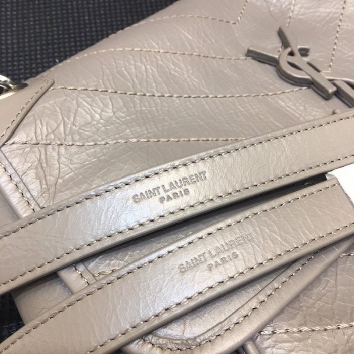 YSL Medium Niki Bag Grey