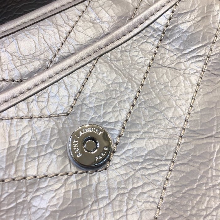 YSL Medium Niki Bag Grey