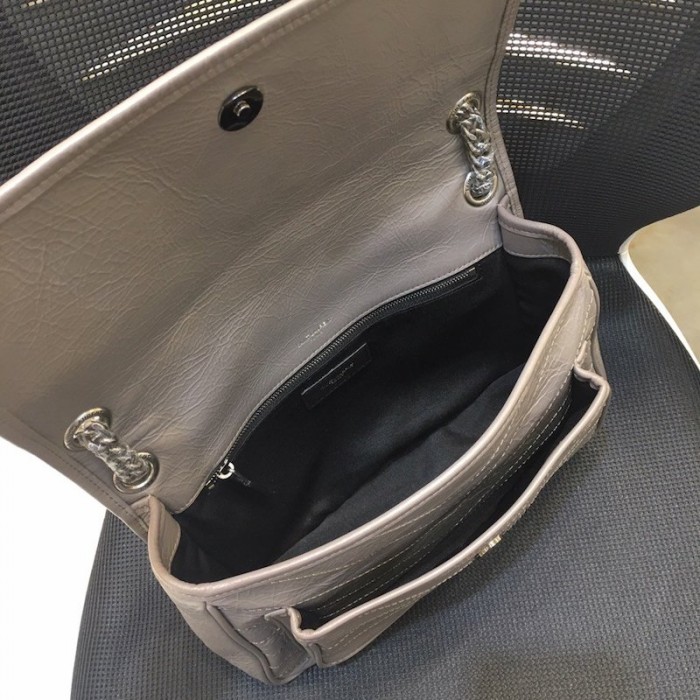 YSL Medium Niki Bag Grey