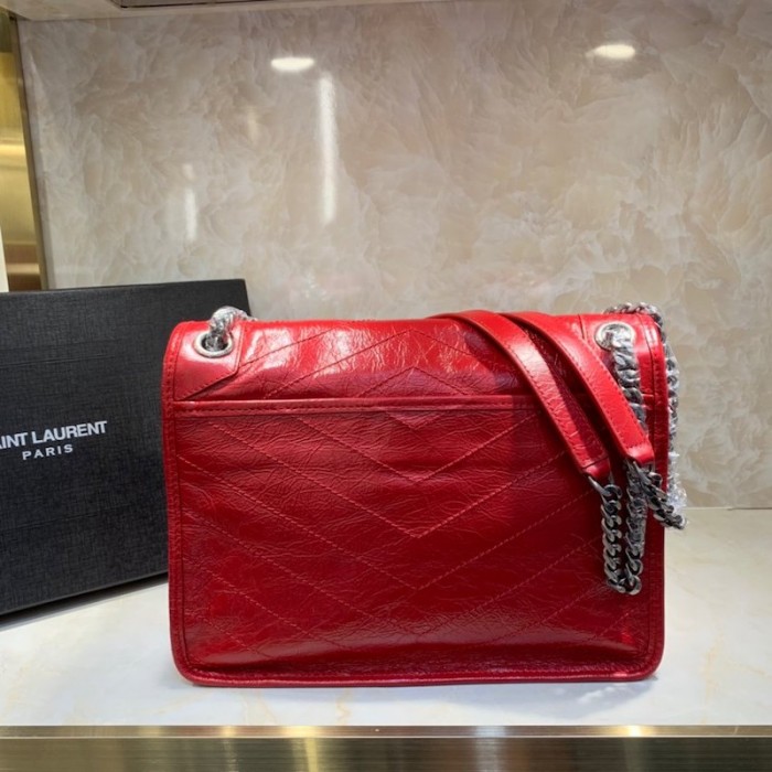 YSL Medium Niki Bag Red